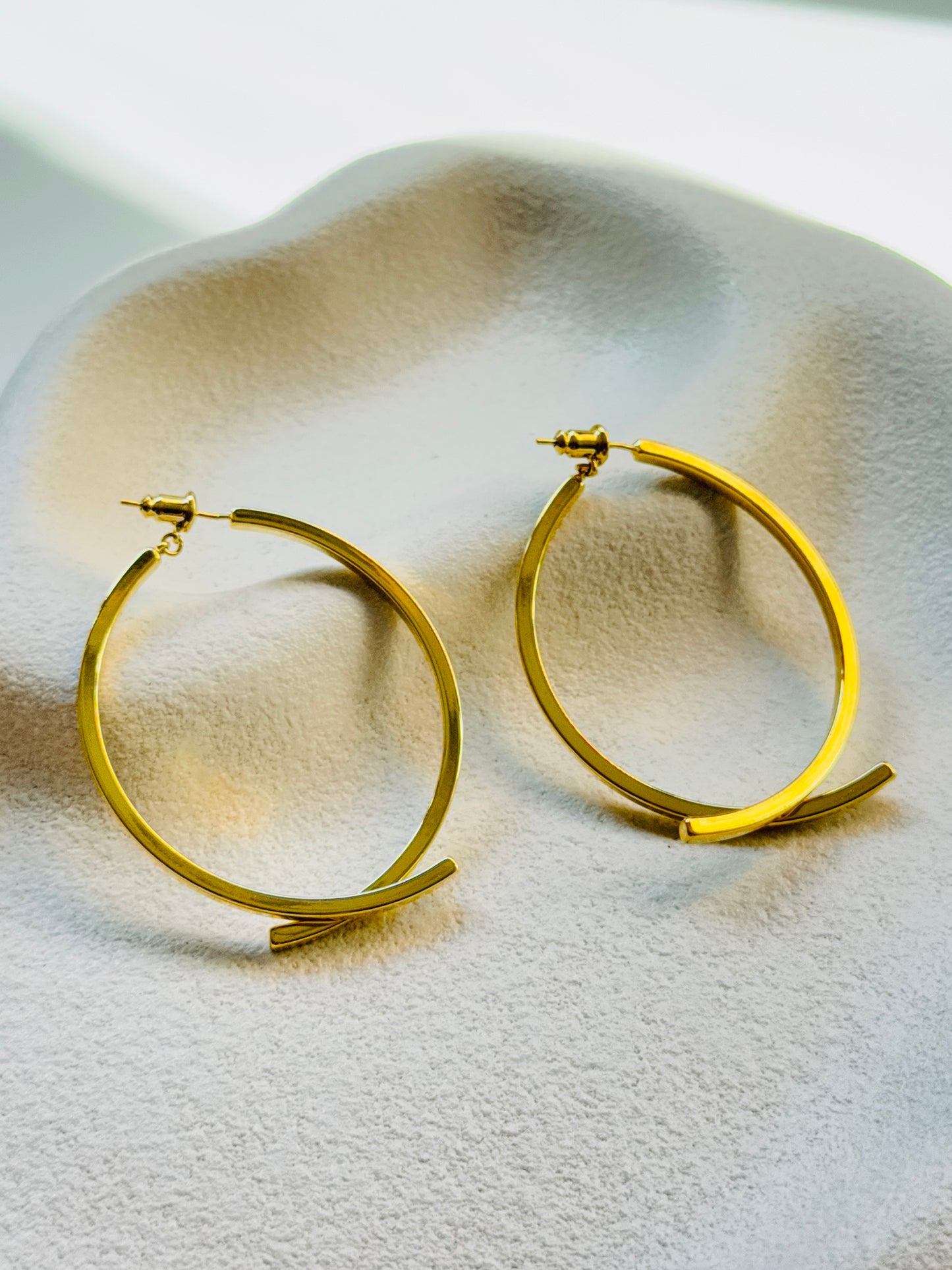 Gold Classic Hoop Earrings