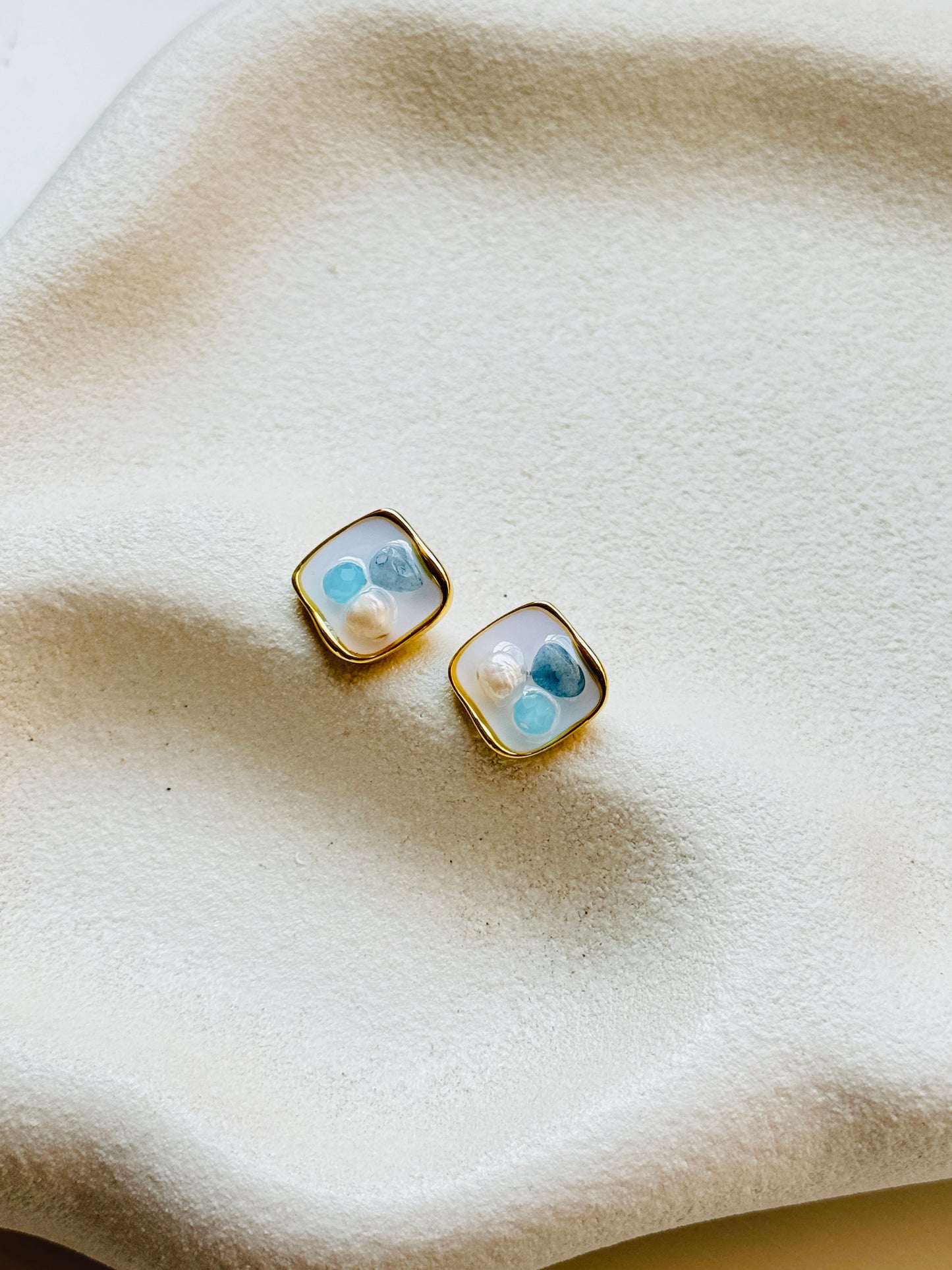 Square Pastel Earring