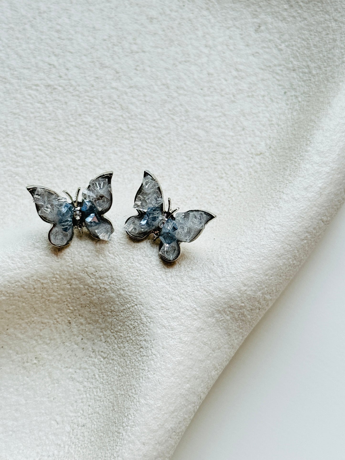 Crystal Butterfly Earrings