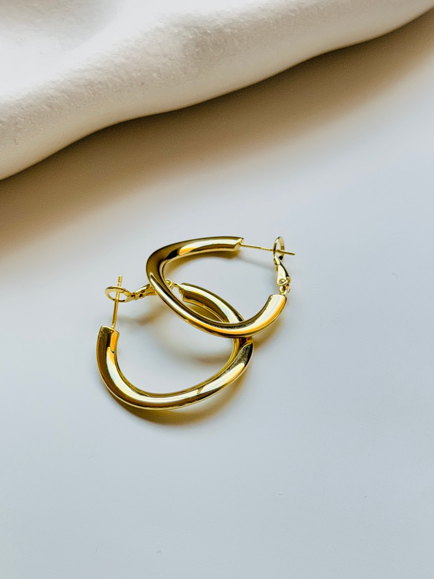 Plain Hoop Earrings