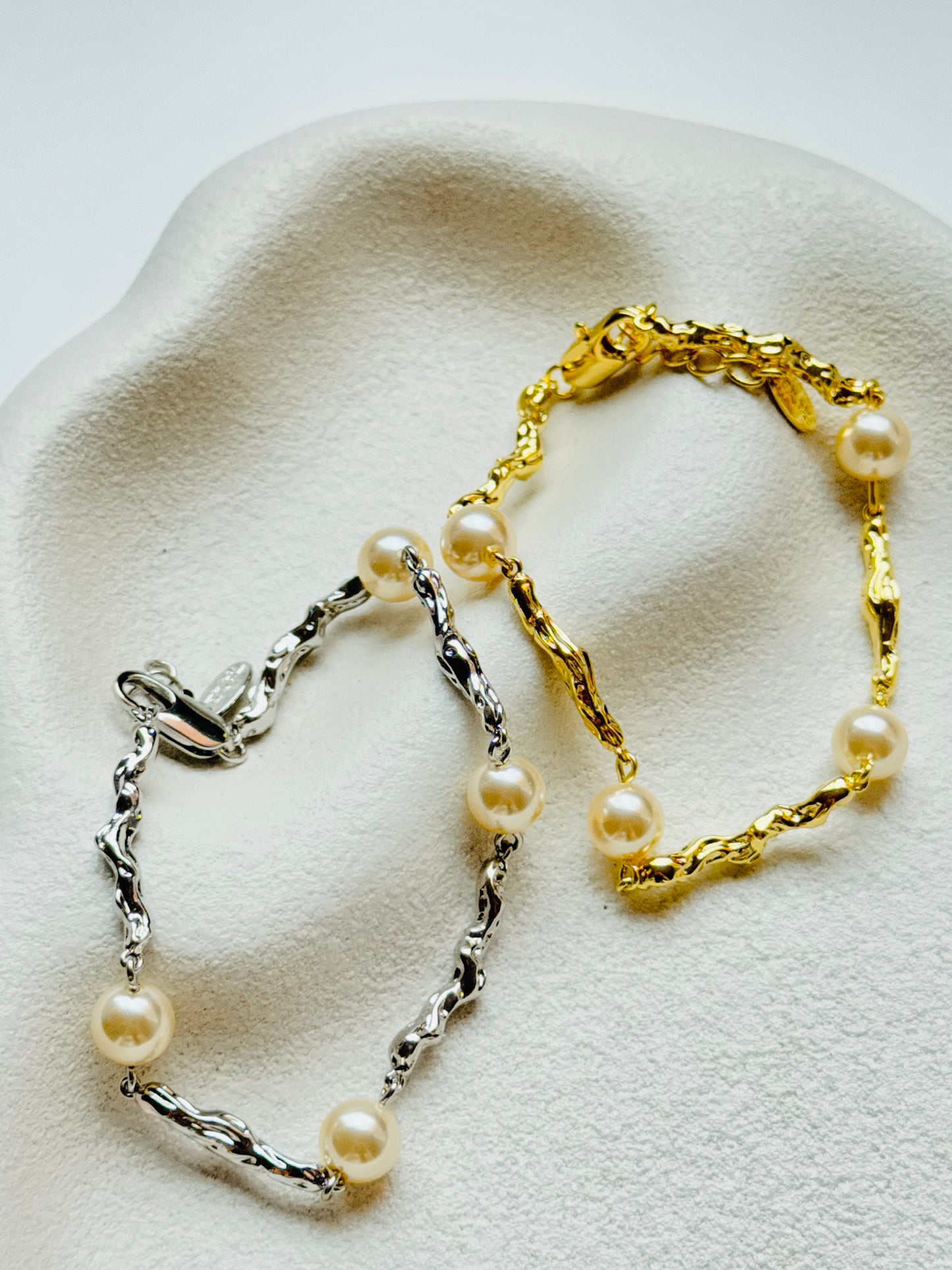 Chain Pearl Bracelet