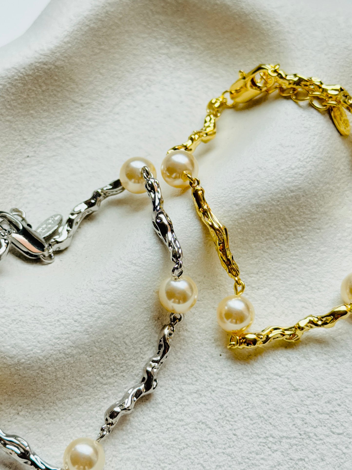 Chain Pearl Bracelet