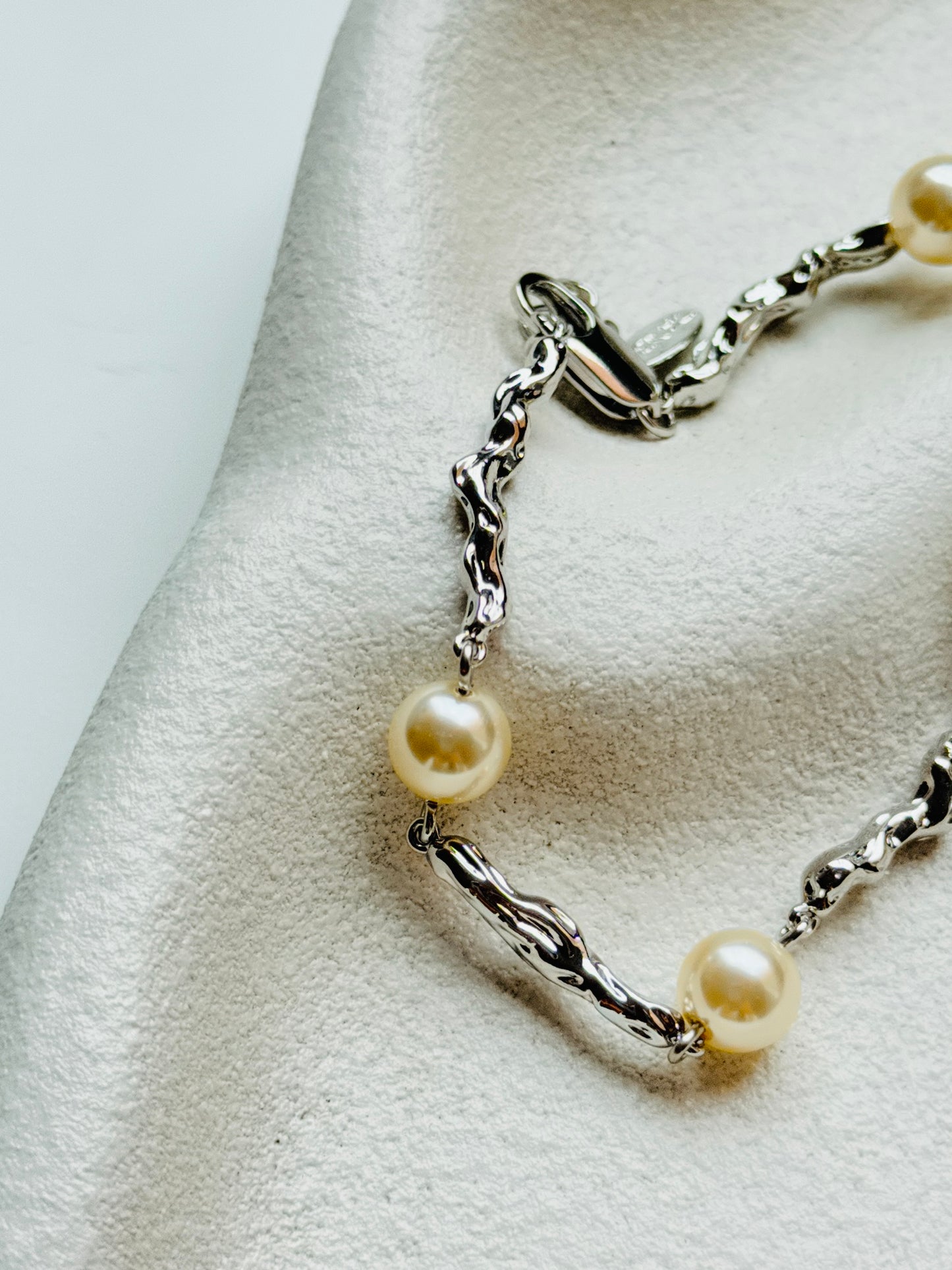 Chain Pearl Bracelet