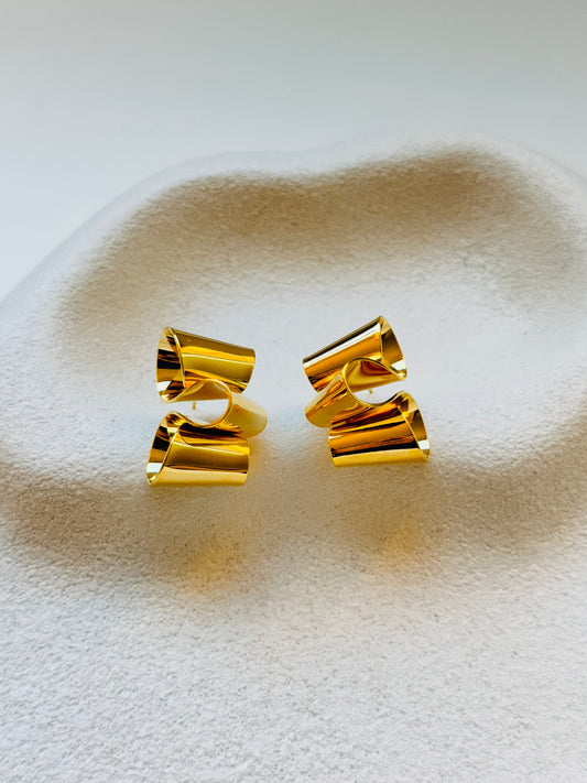 Twist Stud Earrings