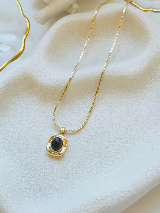 Onyx Charms Necklace